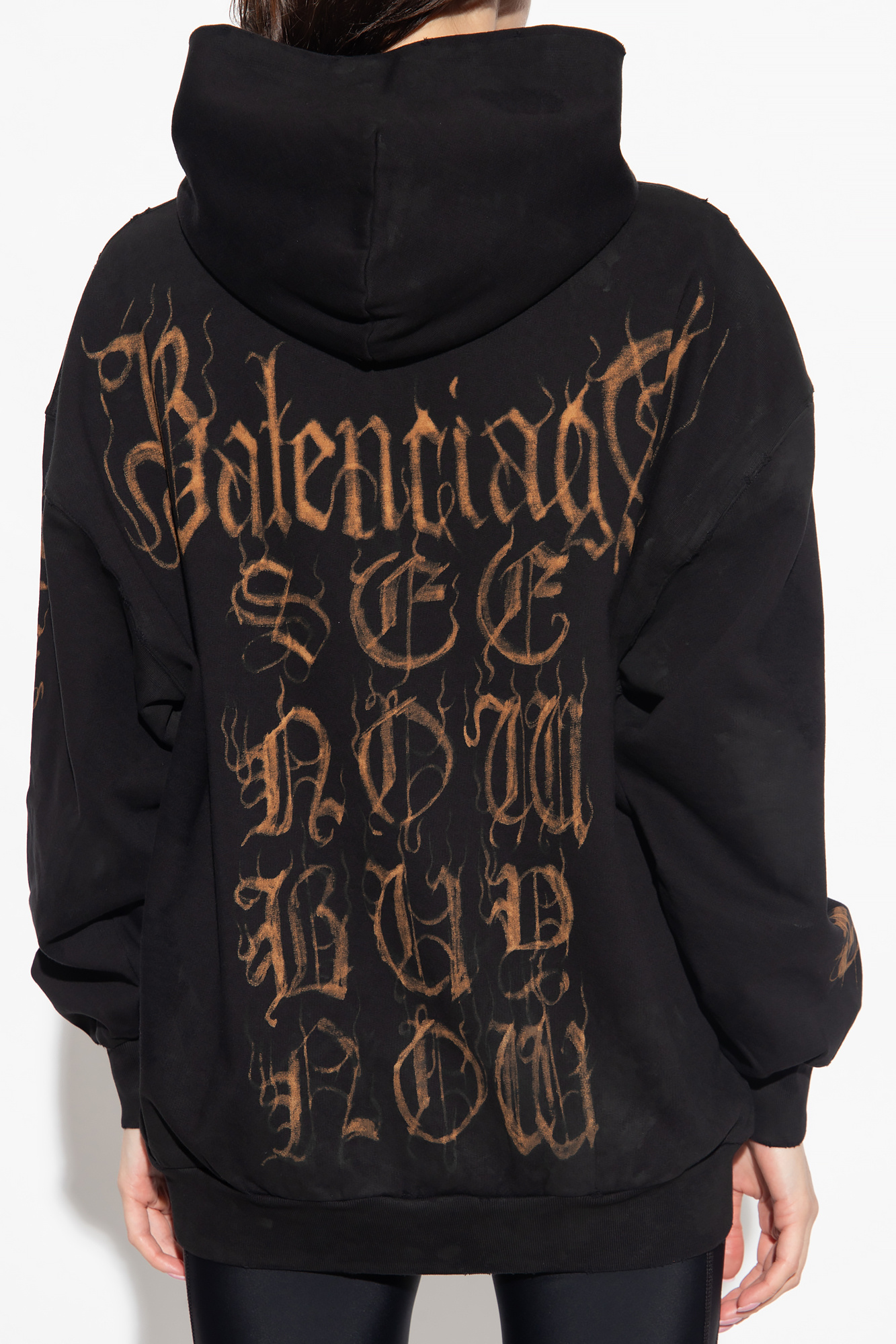 Balenciaga Hoodie with discolored effect