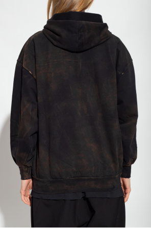 Balenciaga date Hoodie with vintage effect