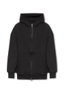 Balenciaga BLACK Zip-up hoodie