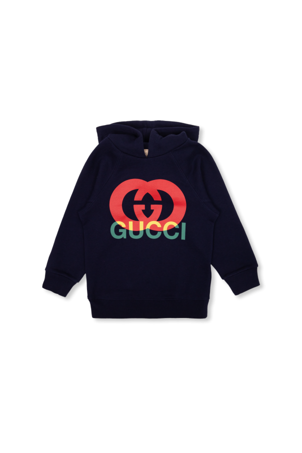 Gucci sleeveless Kids Logo hoodie
