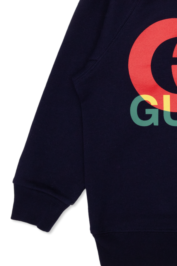 Gucci patch Kids Logo hoodie