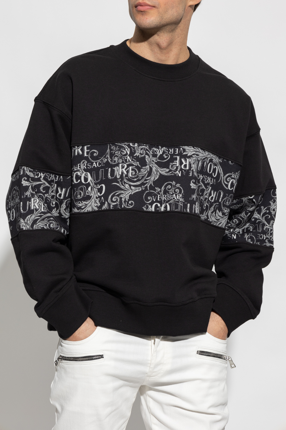 Versace Jeans Couture Cotton sweatshirt