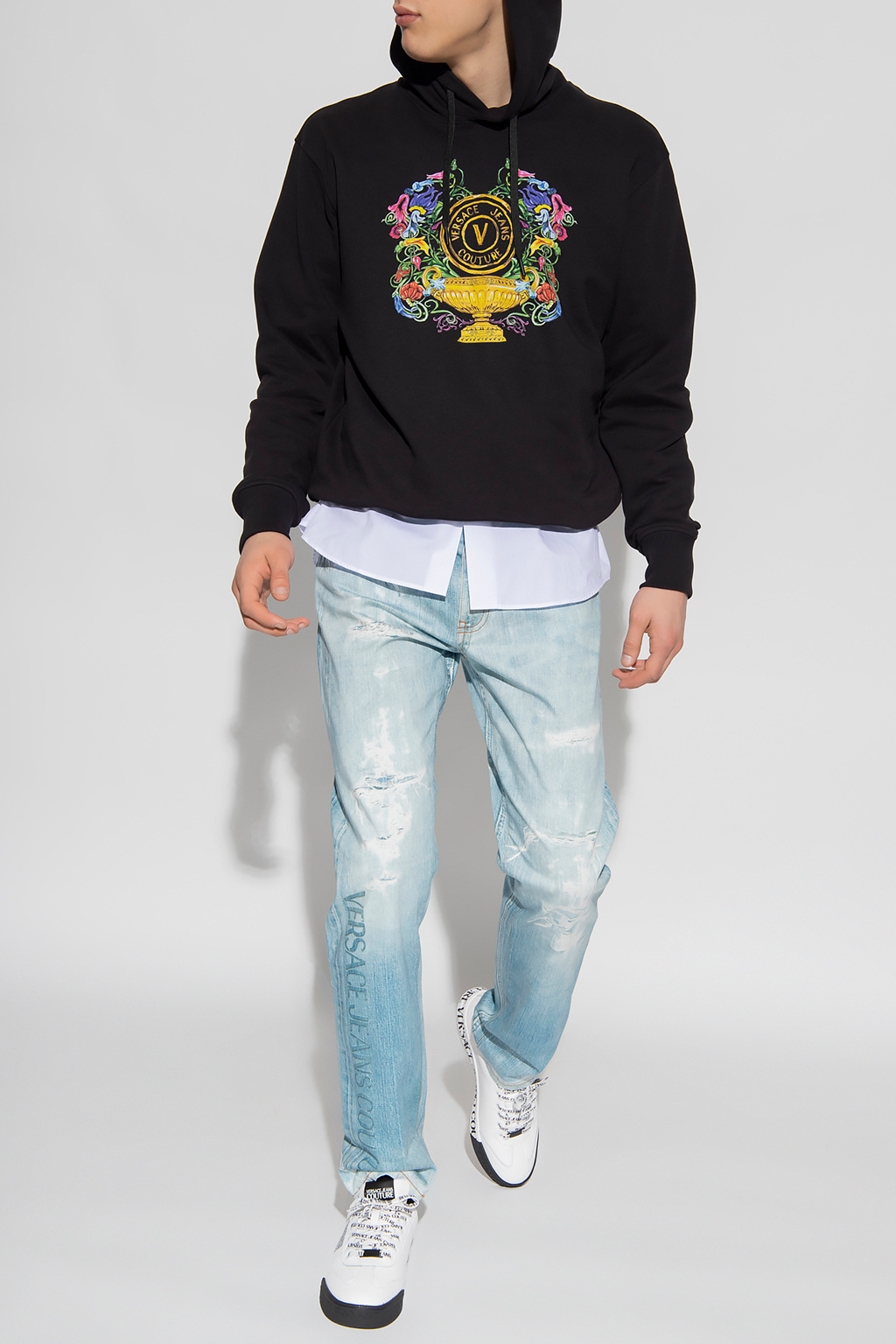 Versace Jeans Couture Printed hoodie