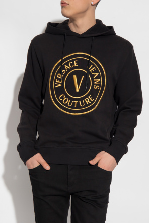 Versace Jeans Couture Hoodie fitted with logo print