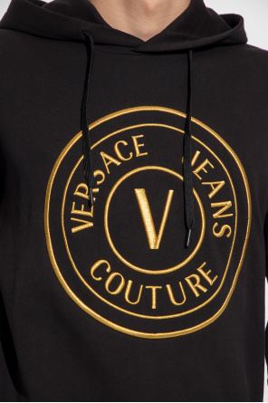 Versace Jeans Couture lightweight zip-up shirt jacket Neutrals