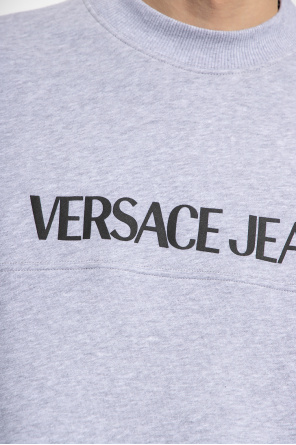 Versace Jeans Couture Nike Jordan Szary T-shirt z dużym logo Jumpman