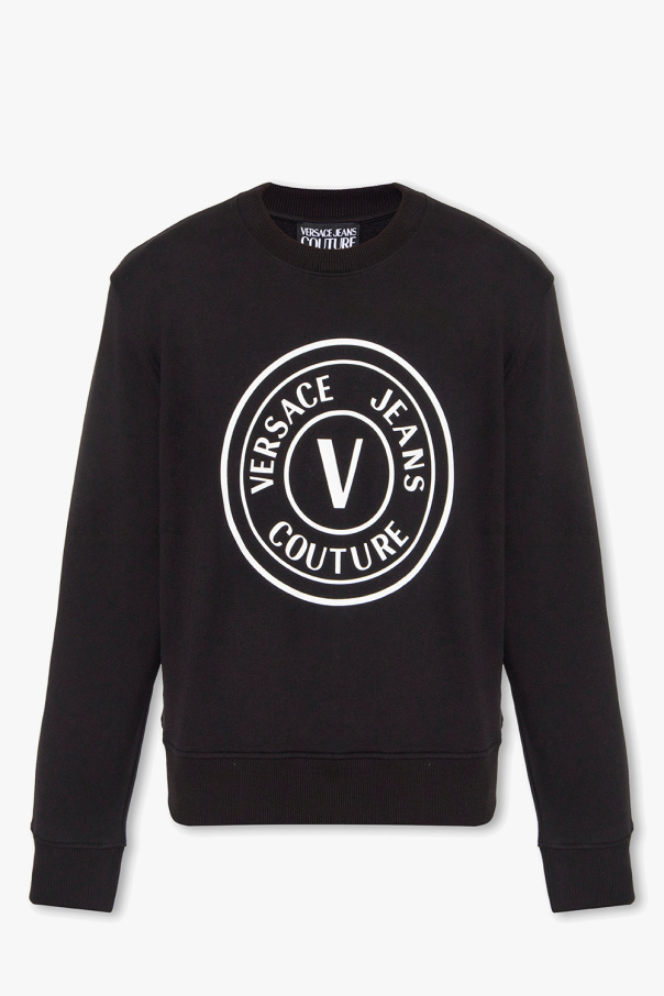 Versace Jeans Couture V-Neck sweatshirt with logo
