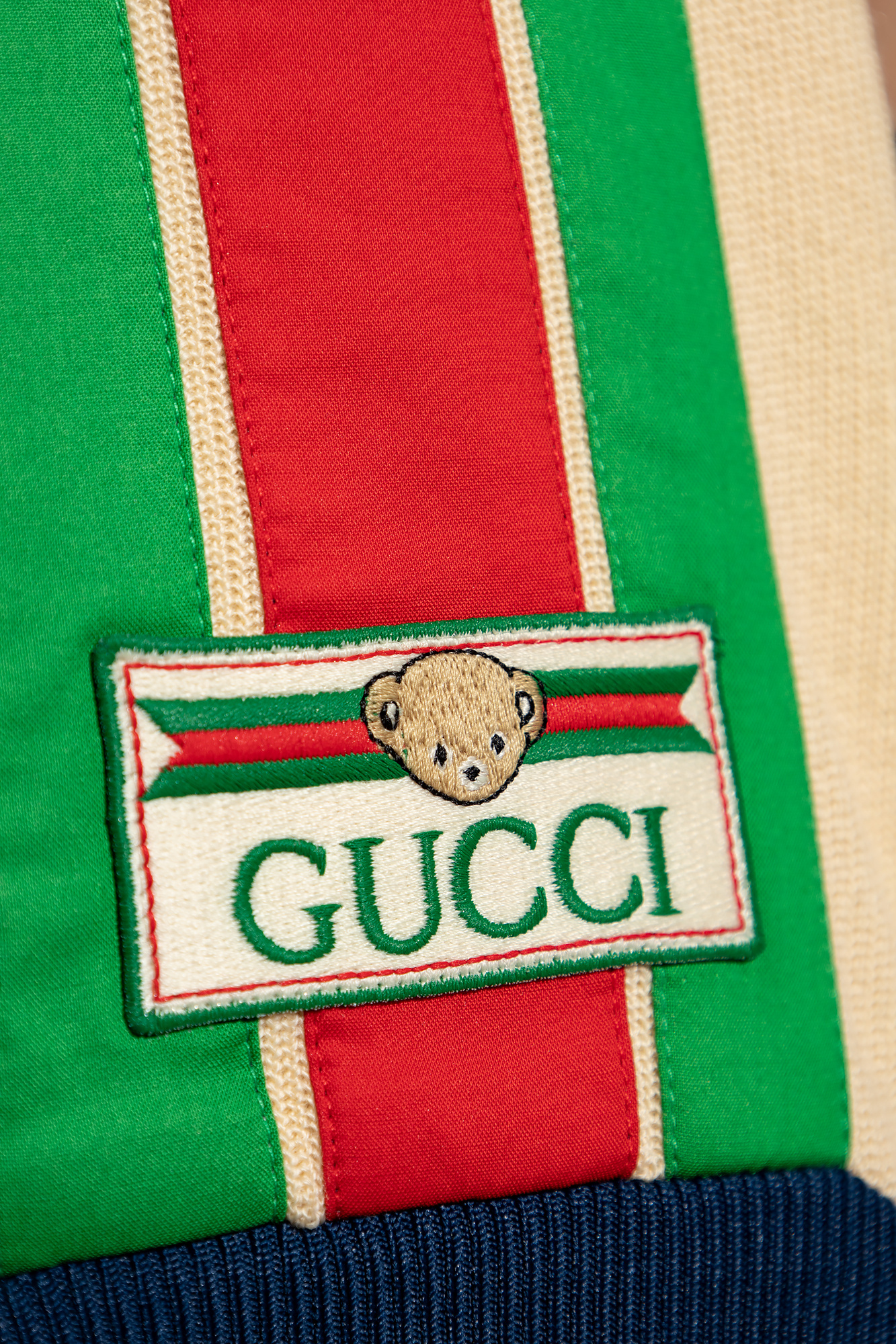 Gucci Polo Poloshirt mit Logo-Stickerei Blau