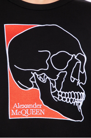 Alexander McQueen Bluza z wyszytym wzorem
