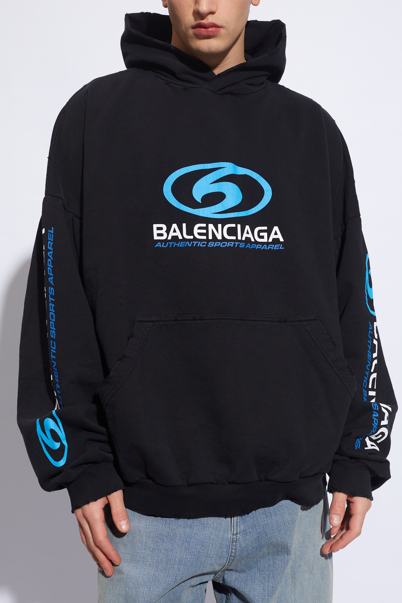 Balenciaga Logo-printed hoodie