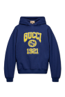 Gucci NAVY BLUE Hoodie with logo
