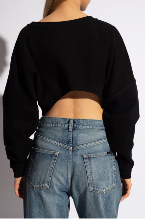 Saint Laurent Cropped sweatshirt