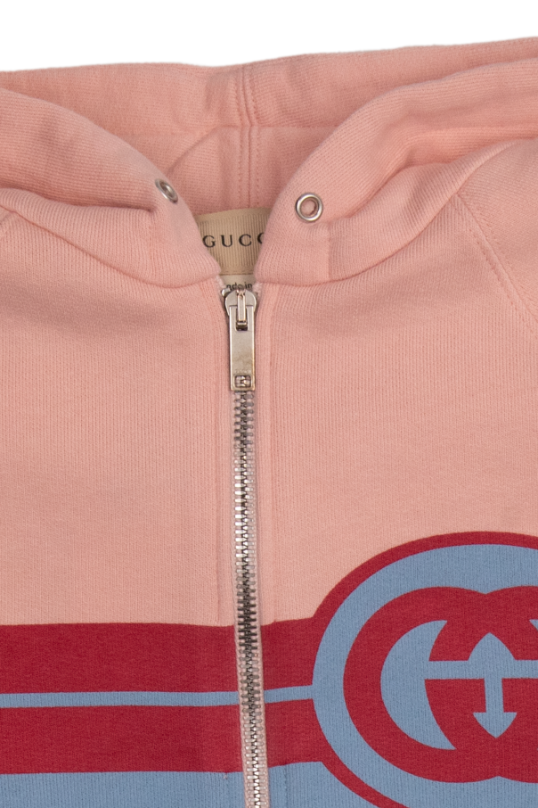 gucci scarf Kids Hoodie with logo