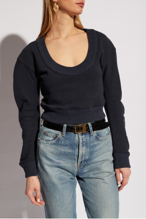 Saint Laurent Sweater with a round neckline