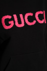 Gucci BLACK Sweatshirt with standing collar