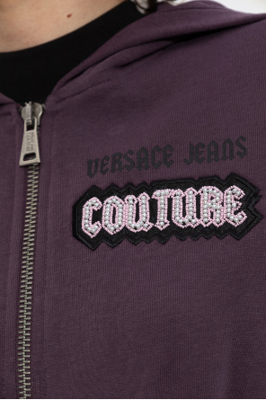 Versace Jeans Couture Sweatshirt with decorative side lacing