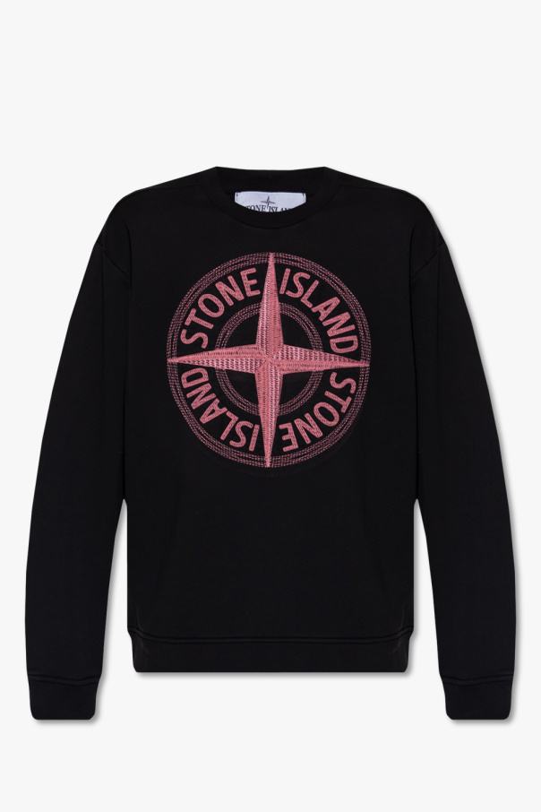 Stone Island Good For Nothing T-shirt with logo in green tie-dye
