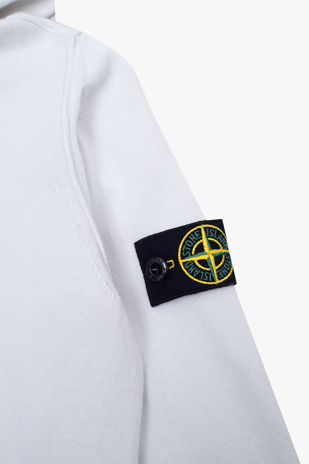 Stone Island Kids Patched cardigan