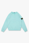Stone Island Kids GREEN Sweatshirt with logo