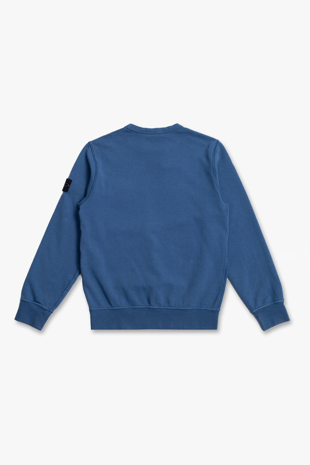 Stone Island Kids sweatshirt zip with logo