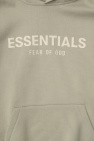 Fear Of God Essentials Kids GREEN Hoodie with logo