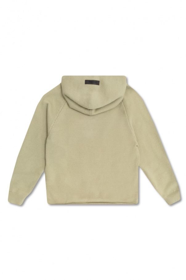 Calvin Klein Kids cotton logo-print T-shirt Schwarz Hooded sweater