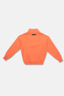 Fear Of God Essentials Kids ORANGE Sweatshirt with logo