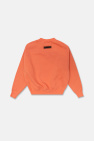 Fear Of God Essentials Kids ORANGE Sweatshirt with logo