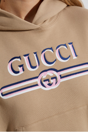 Gucci Pullover mit aufgedrucktem Logo