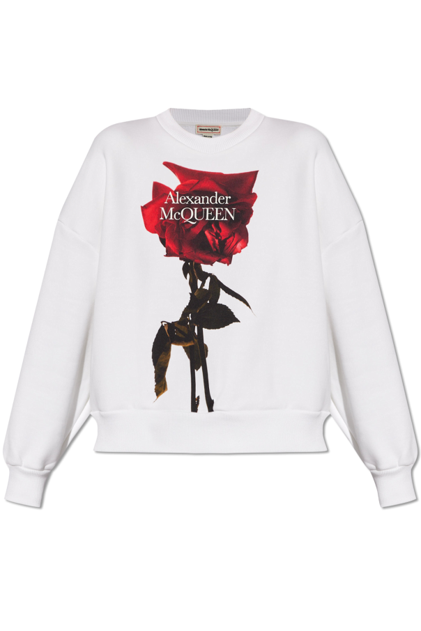 Alexander McQueen ‘Shadow Rose’ printed sweatshirt