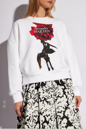 Alexander McQueen Bluza z nadrukiem ‘Shadow Rose’