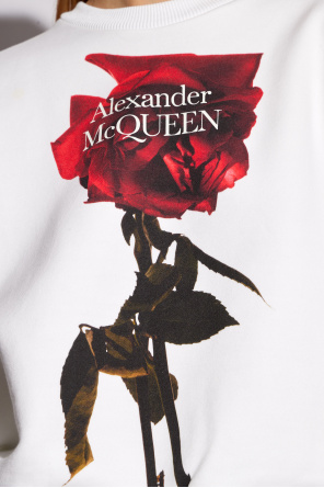 Alexander McQueen ‘Shadow Rose’ printed sweatshirt