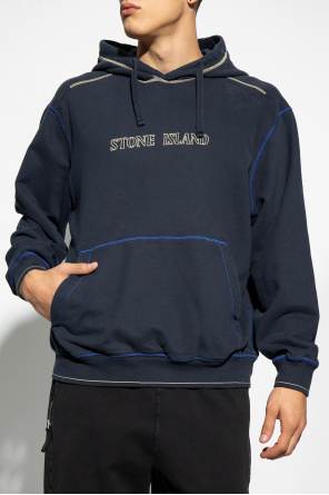 Stone Island hoodie Libbie with logo