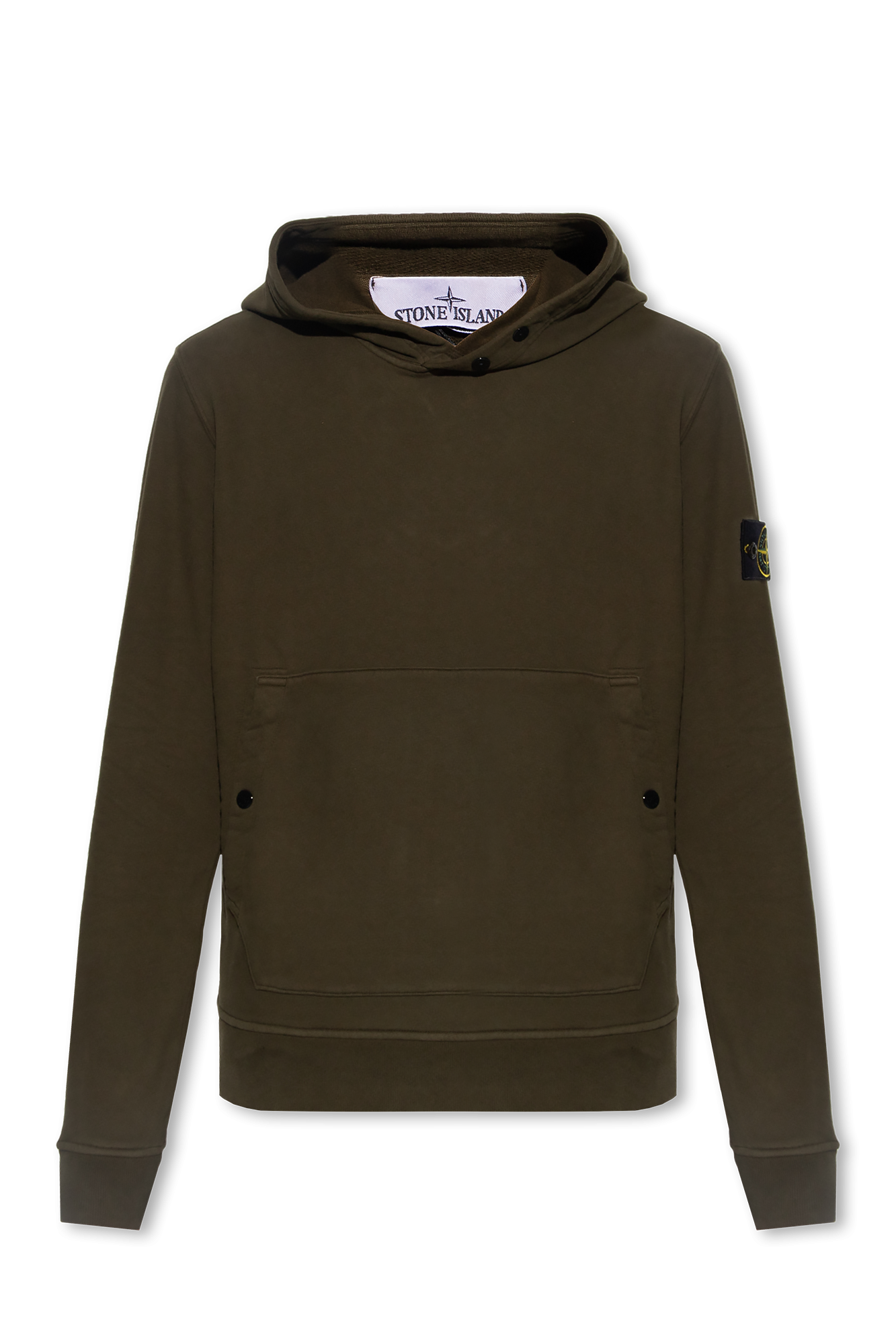 Stone Island Hoodie with logo, Men's Clothing