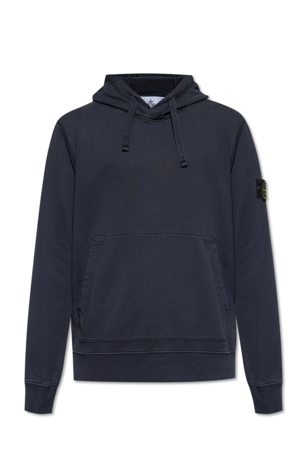 Stone Island Hoodie with logo patch