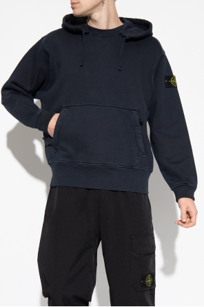 Stone Island Hoodie Tosa with logo patch