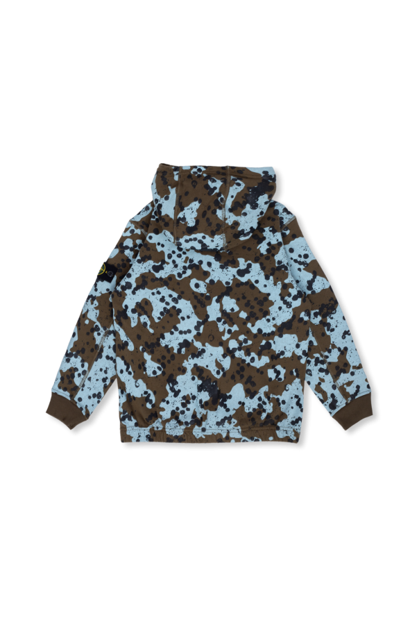 x Krink Checker Shirt Printed hoodie