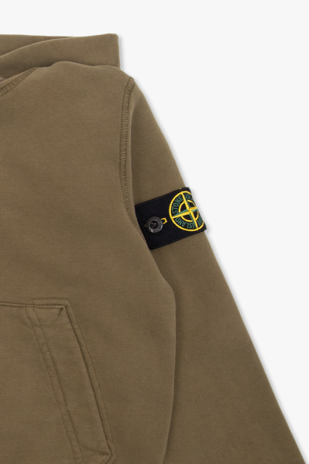 Stone Island Kids Patched hoodie