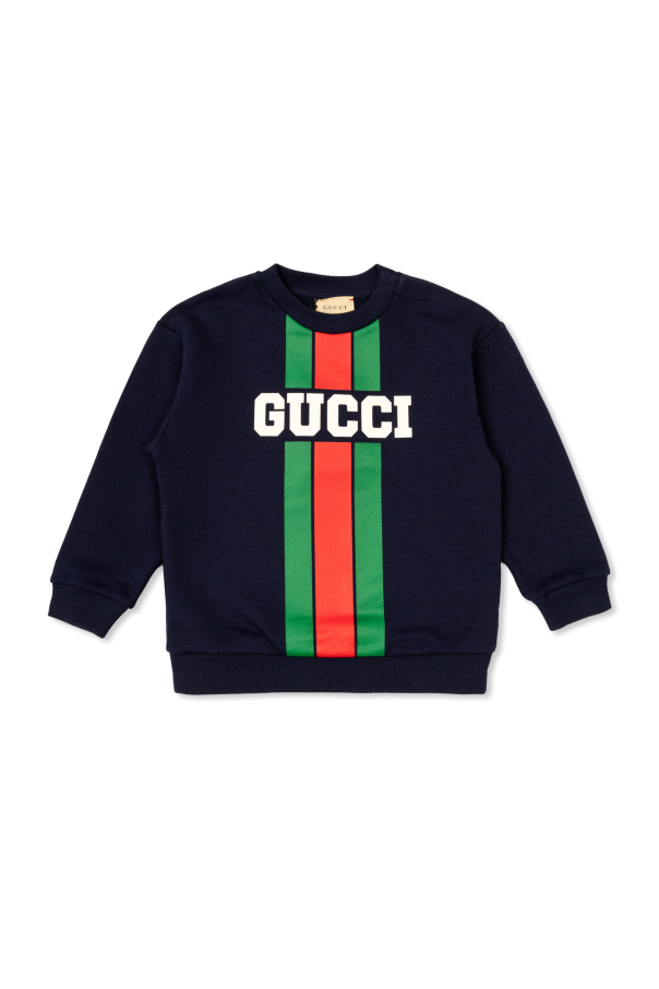 Gucci Kids Sweatshirt with printed logo