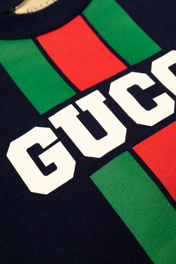 Gucci Kids Sweatshirt with printed logo