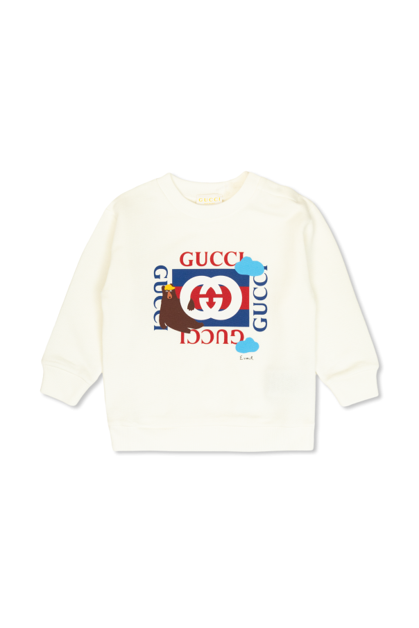 Sweatshirt with colorful print od Gucci Kids
