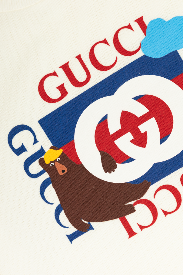 Gucci Kids Bluza z kolorowym nadrukiem
