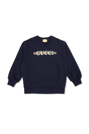 Sweatshirt with printed logo