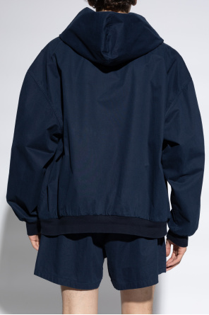 Balenciaga Cotton jacket with a hood