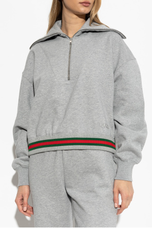 Gucci Bluza z szerokim kołnierzem