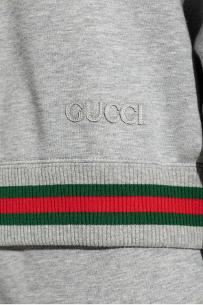 Gucci Bluza z szerokim kołnierzem