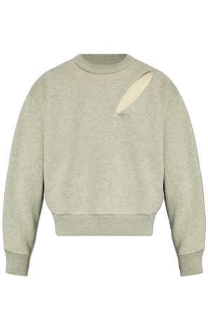 Sweatshirt with Slit