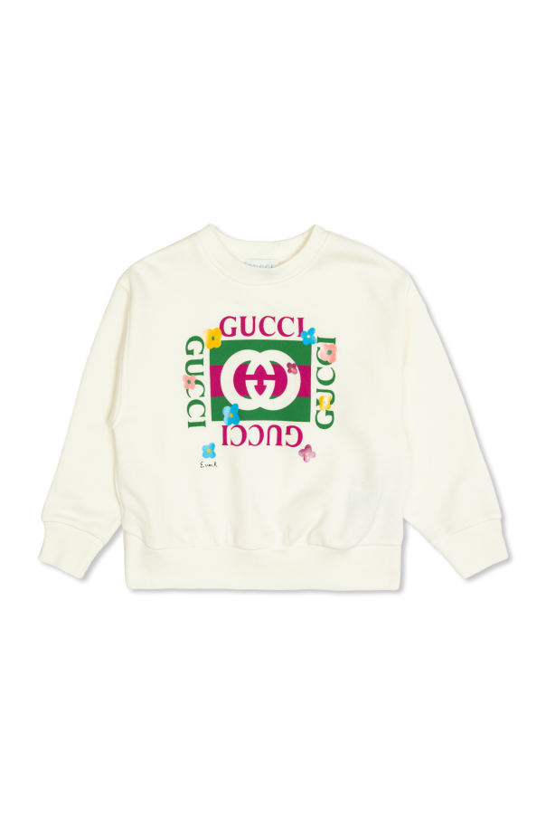 Sweatshirt with colorful print od Gucci Kids