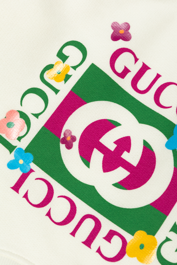 Gucci Kids Sweatshirt mit buntem Print