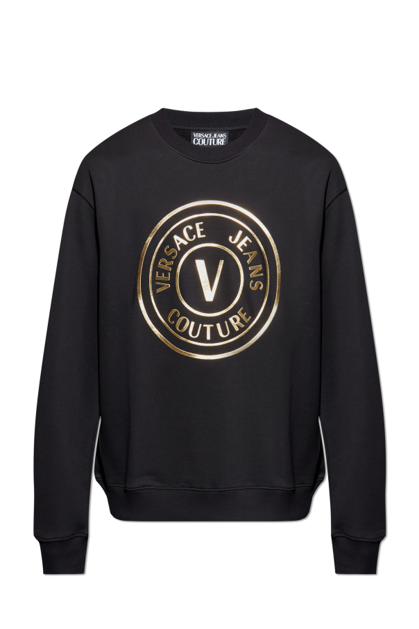 Sweatshirt with printed logo od Versace Jeans Couture